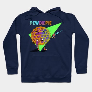 Pewdiepie pew news hoodie clearance